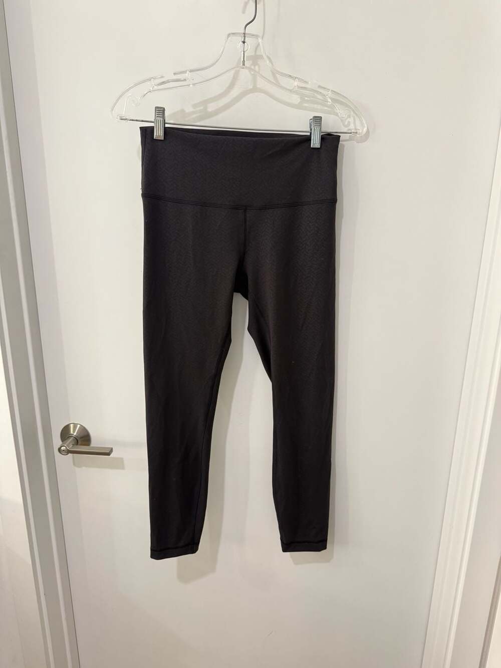 Lululemon Align High-Rise Leggings in Black Ripple Emboss